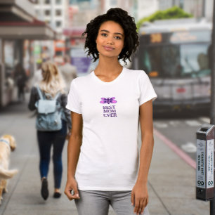 Minimalistischer Schmetterling Cartoon Beste Mama  T-Shirt