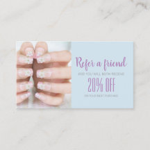 Minimalistischer Schönheitssalon Nail Salon Referr