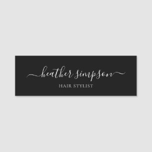 Minimalistischer Schriftart für moderne Handschrif Namensschild