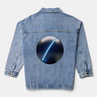 Minimalistischer Science-Fiction Jeansjacke