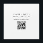 Minimalistischer Script QR-Code Speichern des Datu Magnetkarte<br><div class="desc">Weniger Aufwand, keine vermisste E-Mail, wenn Sie Ihre Gäste online einladen mit einem QR-Code, die sie direkt an Ihre Hochzeitswebsite für weitere Details schickt. Das Design zeichnet sich durch eine minimalistische, schlichte Schwarzweiß-Kreativität mit einer modernen, sehr eleganten Kalligraphie aus, die unser Date-Skript Rette. Befolgen Sie einfach die Anweisungen, um Ihre...</div>