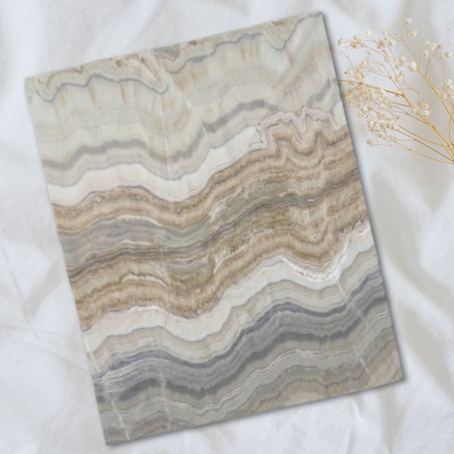 Minimalistischer skandinavischer Granitbrauner gra Fleecedecke (minimalist scandinavian granite brown grey marble fleece blanket)