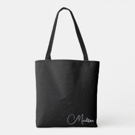 Minimalistischer Skriptname Tasche