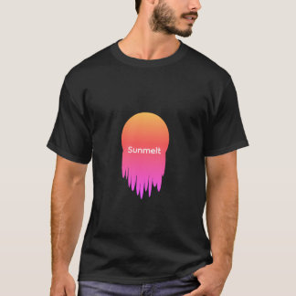 Minimalistischer Sonnenuntergang T - Shirt - Indiv