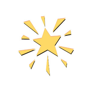Minimalistischer Star T-Shirt