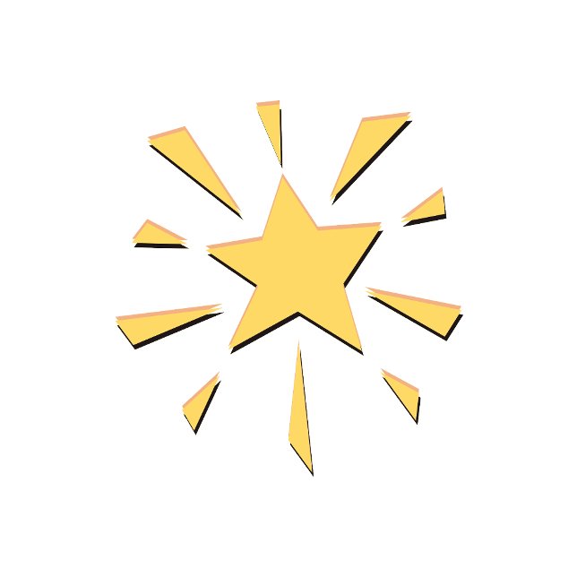 Minimalistischer Star T-Shirt (Von Creator hochgeladen)