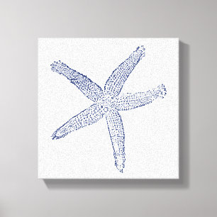 Minimalistischer Starfish Leinwanddruck