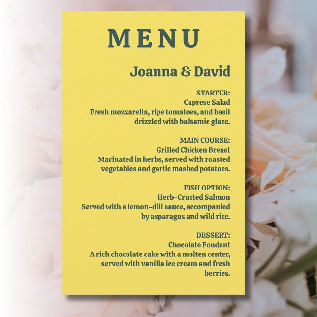 Minimalistischer Stil | Retro-Menü für Schreibmasc (Von Creator hochgeladen)