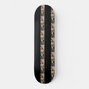 Minimalistischer stilvoller Namensfoto-Geburtstag Skateboard