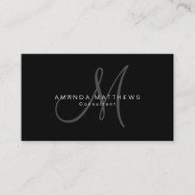 Minimalistischer stilvoller schwarzer grauer