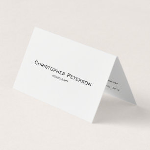 Minimalistischer strukturierter umgekehrter visitenkarten