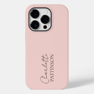 Minimalistischer, stylischer Individuelle Name Blu Case-Mate iPhone 14 Pro Hülle