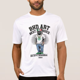 Minimalistischer T - Shirt Design BHD ART Fett Sil