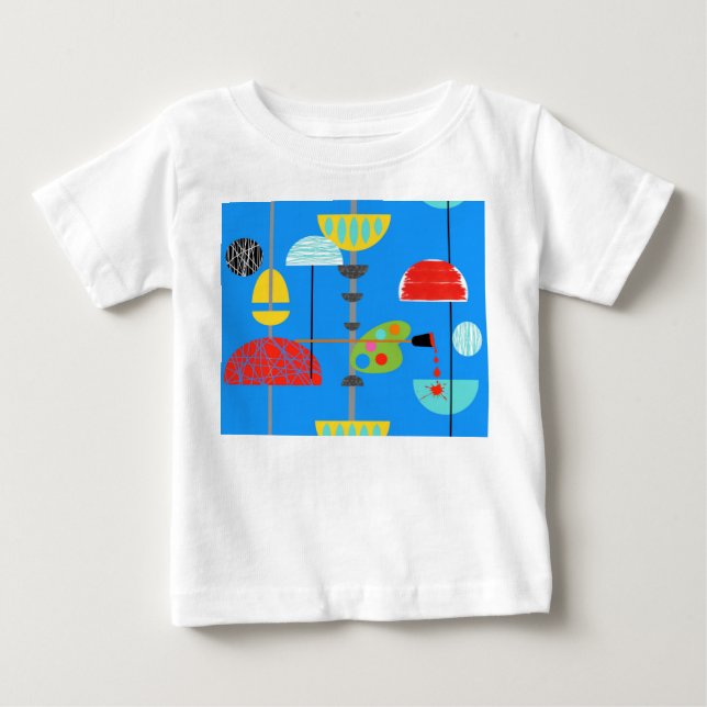 Minimalistischer T - Shirt für moderne Kunst (Vorderseite)