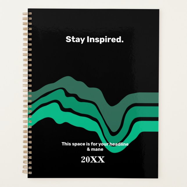 Minimalistischer Tagesplaner - Elegant & Flow Planer (Vorderseite)