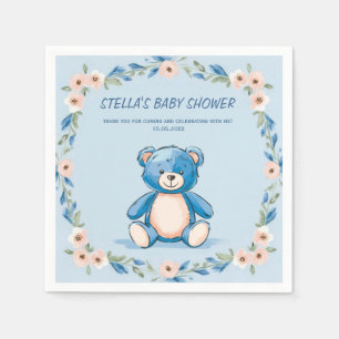 Minimalistischer Teddybär Serviette