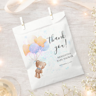 Minimalistischer Tedy-Bär-Baby-Party Geschenktütchen
