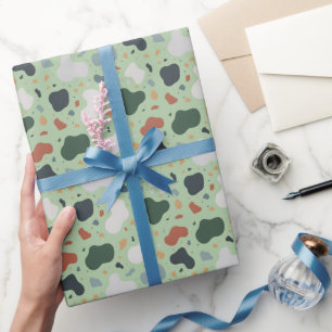 Minimalistischer Terrazzo-Stil - Kundenspezifische Geschenkpapier