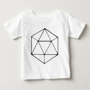 Minimalistischer TischplatteGamerGeek des Baby T-shirt