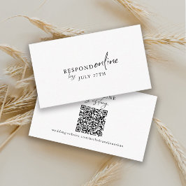 Minimalistischer UAWG QR-Code Begleitkarte