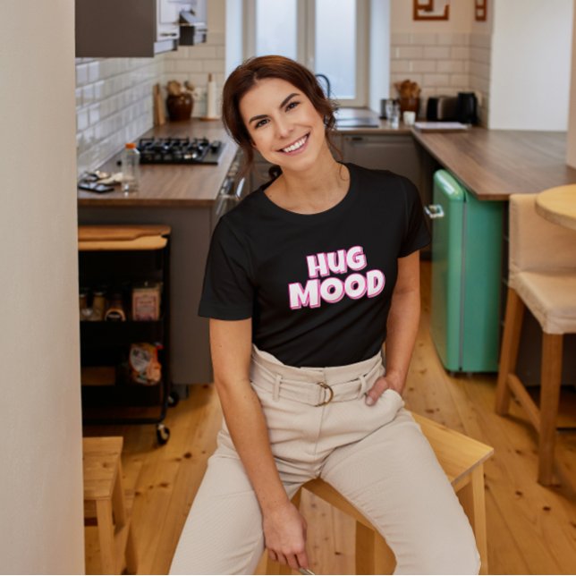 Minimalistischer Umarmungs-Mood T-Shirt (Von Creator hochgeladen)