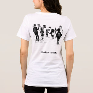 Minimalistischer urbaner Streetwear-Grafik-T-Shirt Tri-Blend Shirt