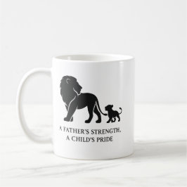 Minimalistischer Vatertag Kaffeetasse