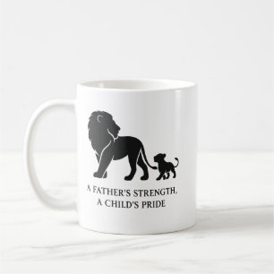 Minimalistischer Vatertag Kaffeetasse