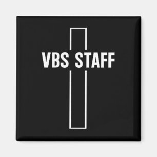 Minimalistischer Vbs-Mitarbeiter 2025 Ferienbibels Magnet