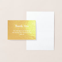 Minimalistischer Vollständig echter Goldfolie Eleg
