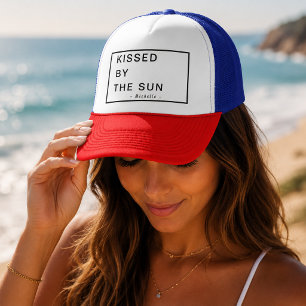 Minimalistischer Von der Sonne Geküsst Truckerkappe