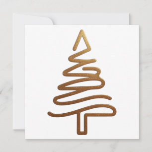 MINIMALISTISCHER WEIHNACHTSBAUM KARTE