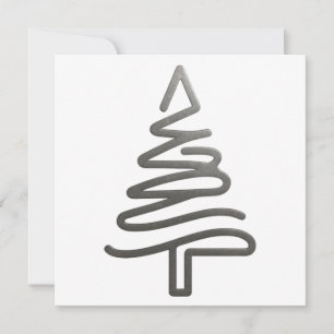 MINIMALISTISCHER WEIHNACHTSBAUM KARTE
