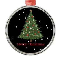 Minimalistischer Weihnachtsbaumschmuck
