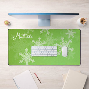 Minimalistischer Weihnachtsname Schreibtischunterlage