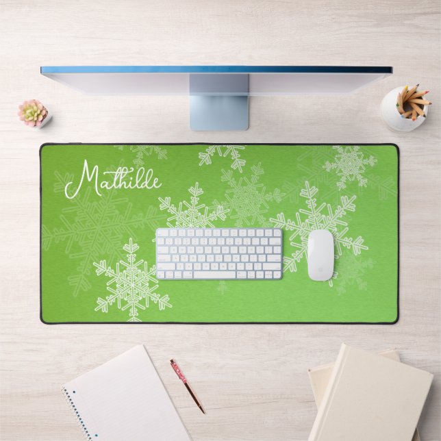 Minimalistischer Weihnachtsname Schreibtischunterlage (Büro 1)