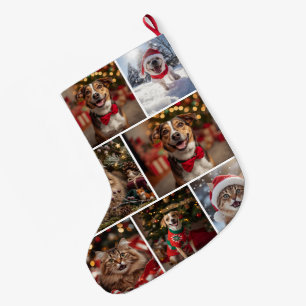 Minimalistischer Weihnachtsstrumpf für Haustiere m Großer Weihnachtsstrumpf