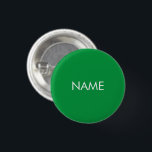 Minimalistischer, weißer individuelle Name Button<br><div class="desc">Minimalistischer,  weißer individuelle Name mit einfacher Taste Button</div>
