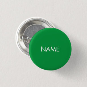 Minimalistischer, weißer individuelle Name Button