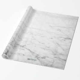 Minimalistischer weißer Marmor Geschenkpapier
