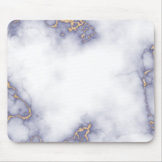 Minimalistischer weißer Marmor Mousepad