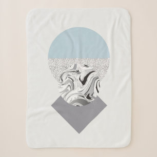 Minimalistischer Wellen-u. Punkt-Entwurf Sherpadecke