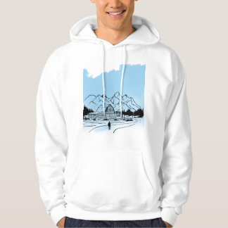 Minimalistischer Winterberg-Abenteuer-Hoodie - Sch Hoodie