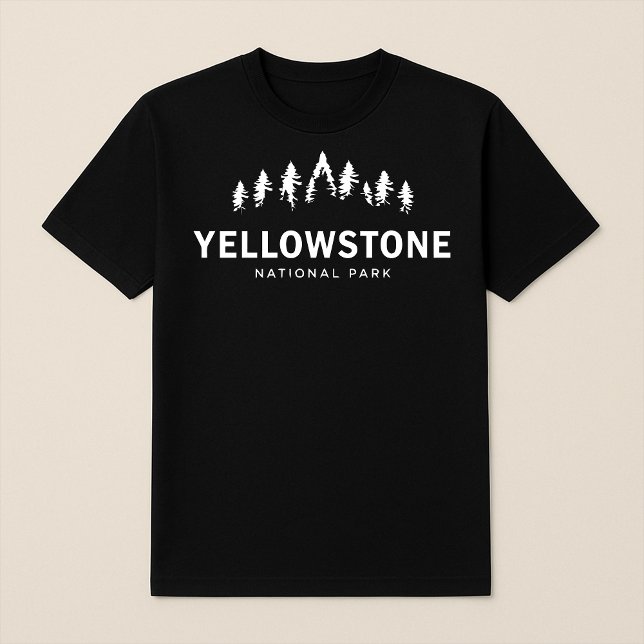 Minimalistischer Yellowstone-T - Shirt (Von Creator hochgeladen)