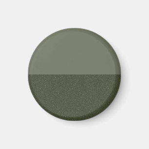 Minimalistischer Zweifarben-Moosgrün-Magnet – Anpa Magnet