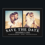 Minimalistisches 2-Foto Save the Date<br><div class="desc">2-Foto Save the Date</div>