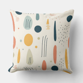 Minimalistisches Abstraktes Boho-Wurfkissen Kissen