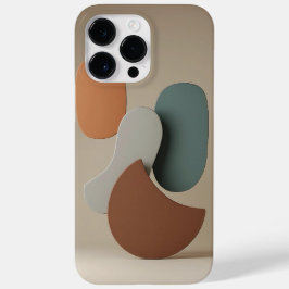 Minimalistisches abstraktes Design, erdige Tones Case-Mate iPhone 14 Pro Max Hülle