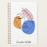 Minimalistisches Abstraktes Fronttopportrait Custo