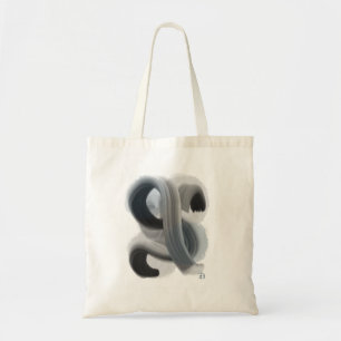 Minimalistisches Abstraktes Kunstwerk Tragetasche